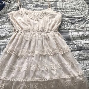 White lace dress